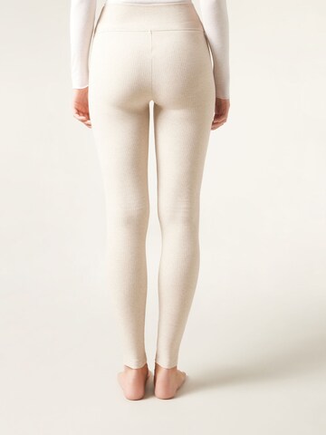 CALZEDONIA Skinny Leggings in Beige