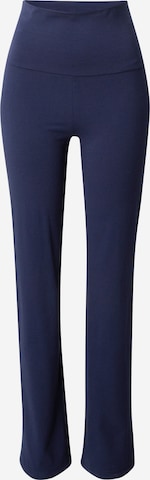 ONLY PLAY Flared Workout Pants 'PLAY FOLD' in Blue: front