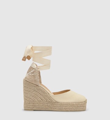 Castañer Espadrill 'Carina' i beige: framsida
