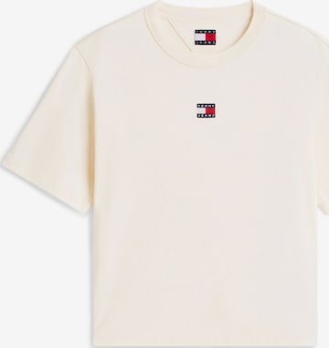 T-shirt Tommy Jeans en jaune : devant