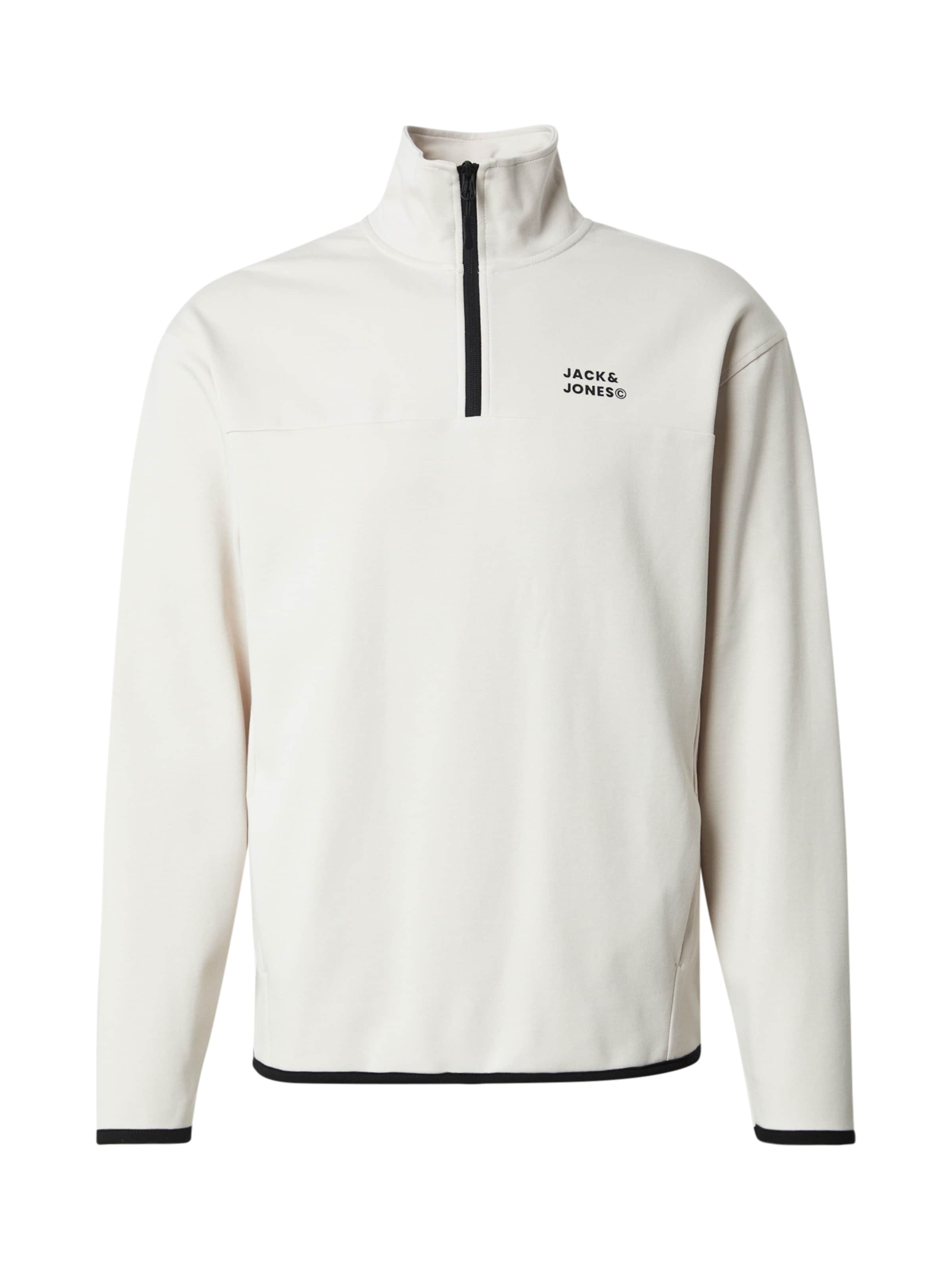 JACK & JONES Μπλούζα φούτερ 'JJMATTY' σε μπεζ: μπροστά