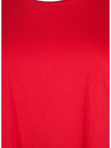 Zizzi Shirt 'KATJA' in Rood