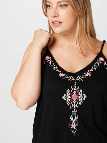 ABOUT YOU Curvy - Top 'Danai' en negro