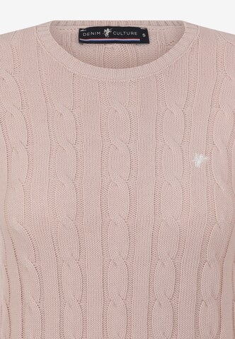 DENIM CULTURE Pullover 'Luisa' in Pink