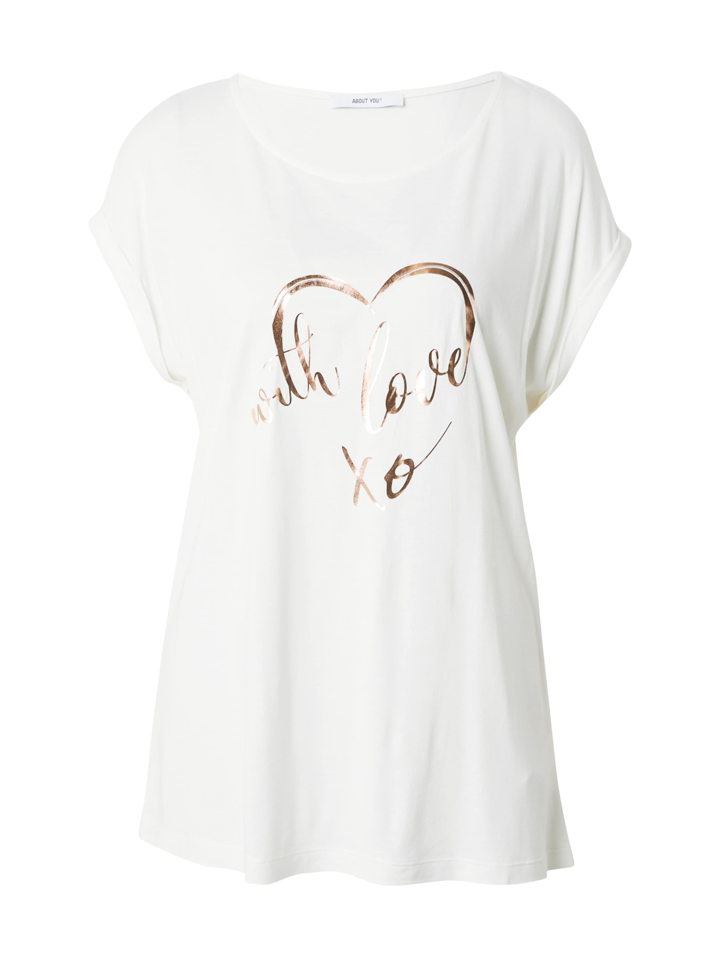 ABOUT YOU Shirts 'Louisa' i hvid: forside