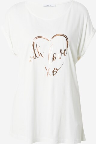 T-shirt 'Louisa' ABOUT YOU en blanc : devant