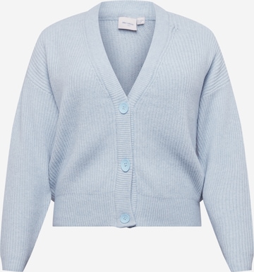 ONLY Carmakoma Knit Cardigan 'Esly' in Blue: front