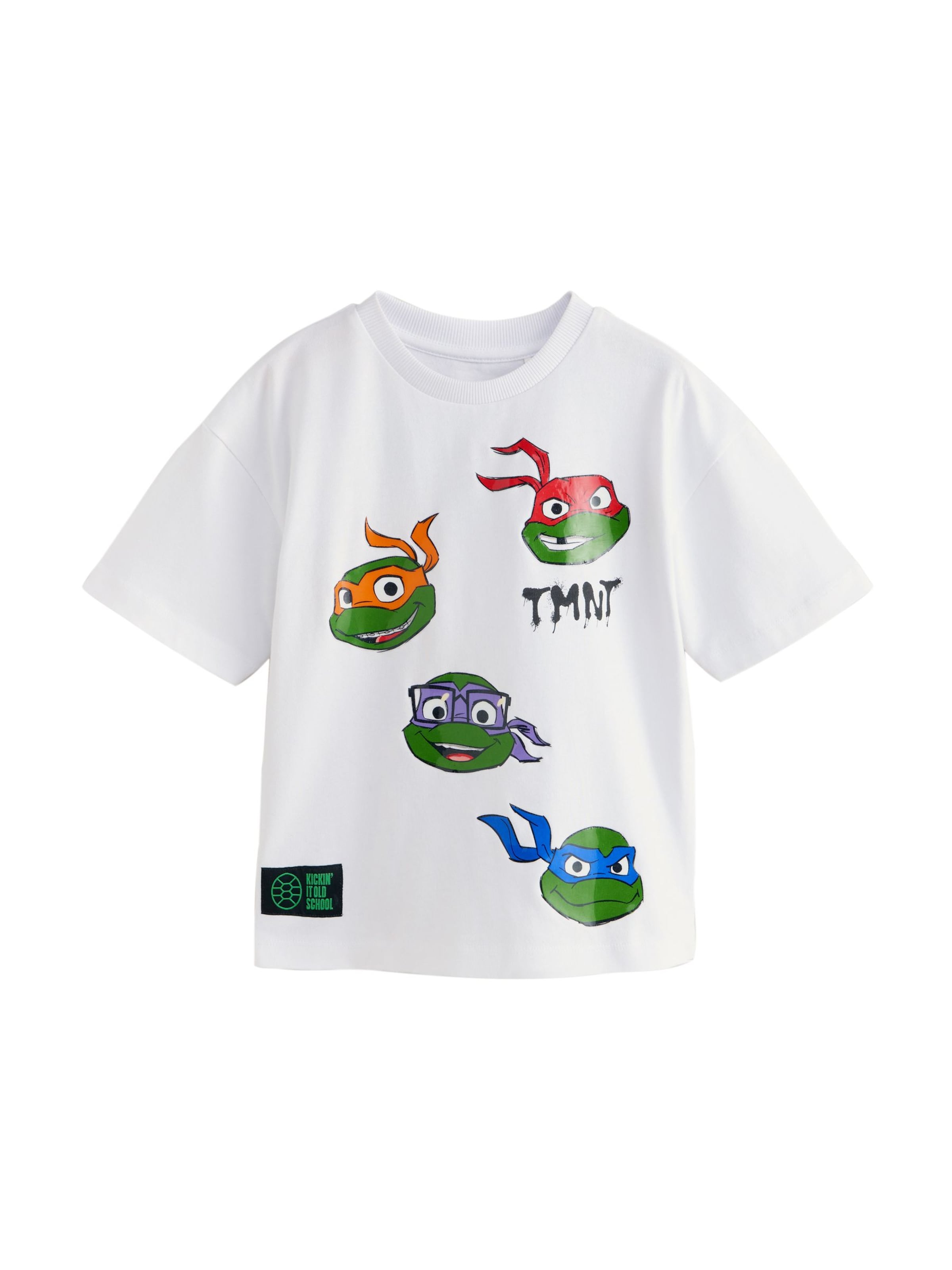 Next Shirt 'Teenage Mutant Ninja Turtles' in White: front