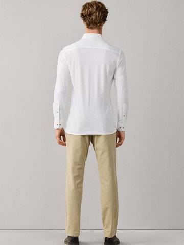 Coupe regular Chemise Hackett London en blanc