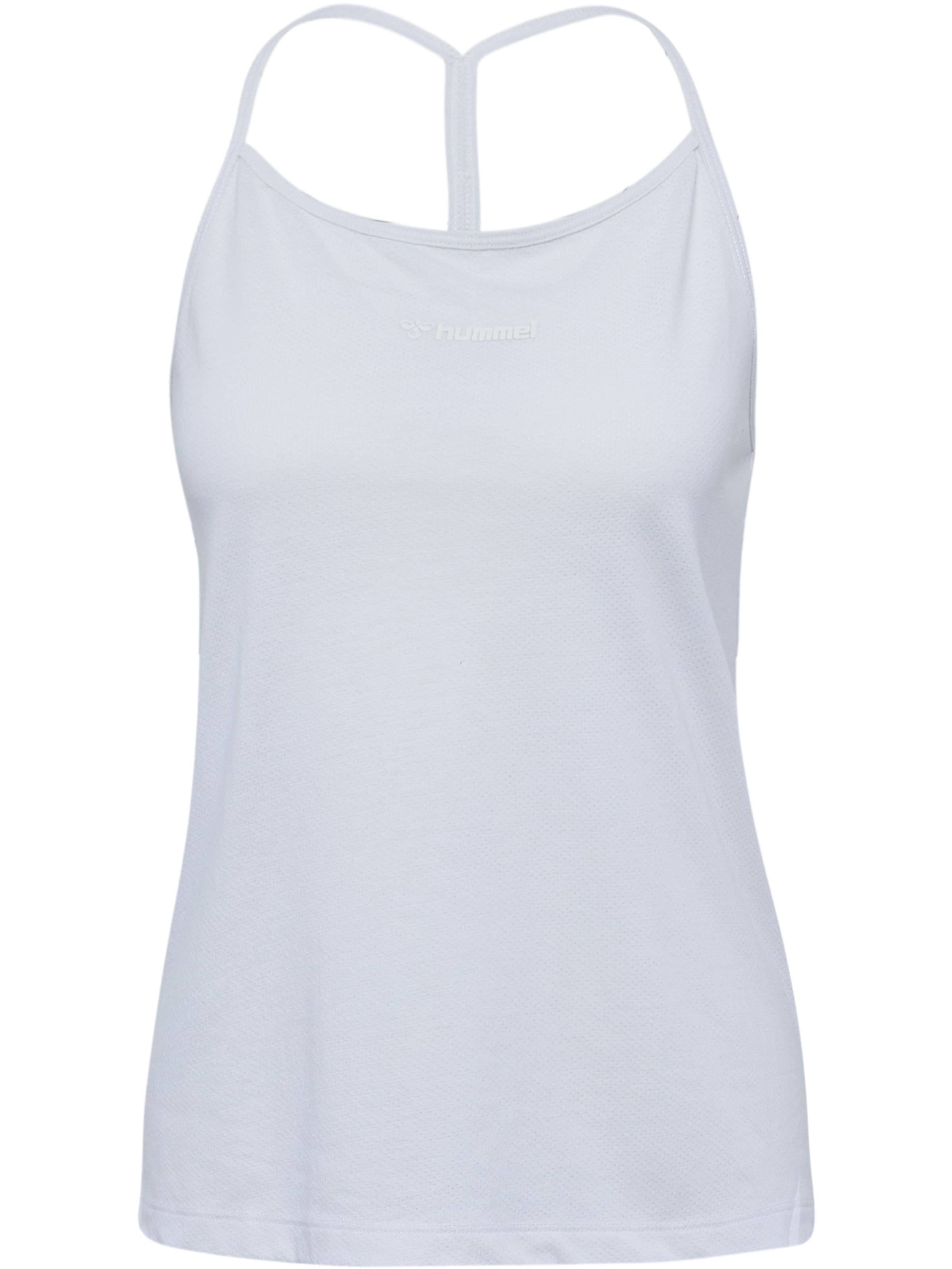 Hummel Sports top 'Vanja' in White: front