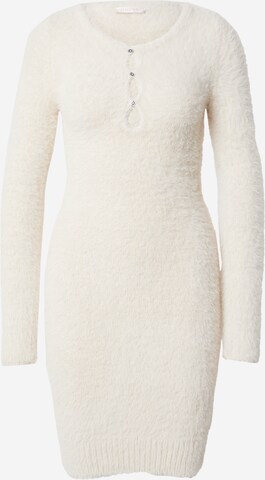 GUESS Gebreide jurk 'Adele' in Beige: voorkant