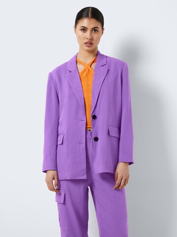 Blazer 'Laura' Noisy may en violet : devant