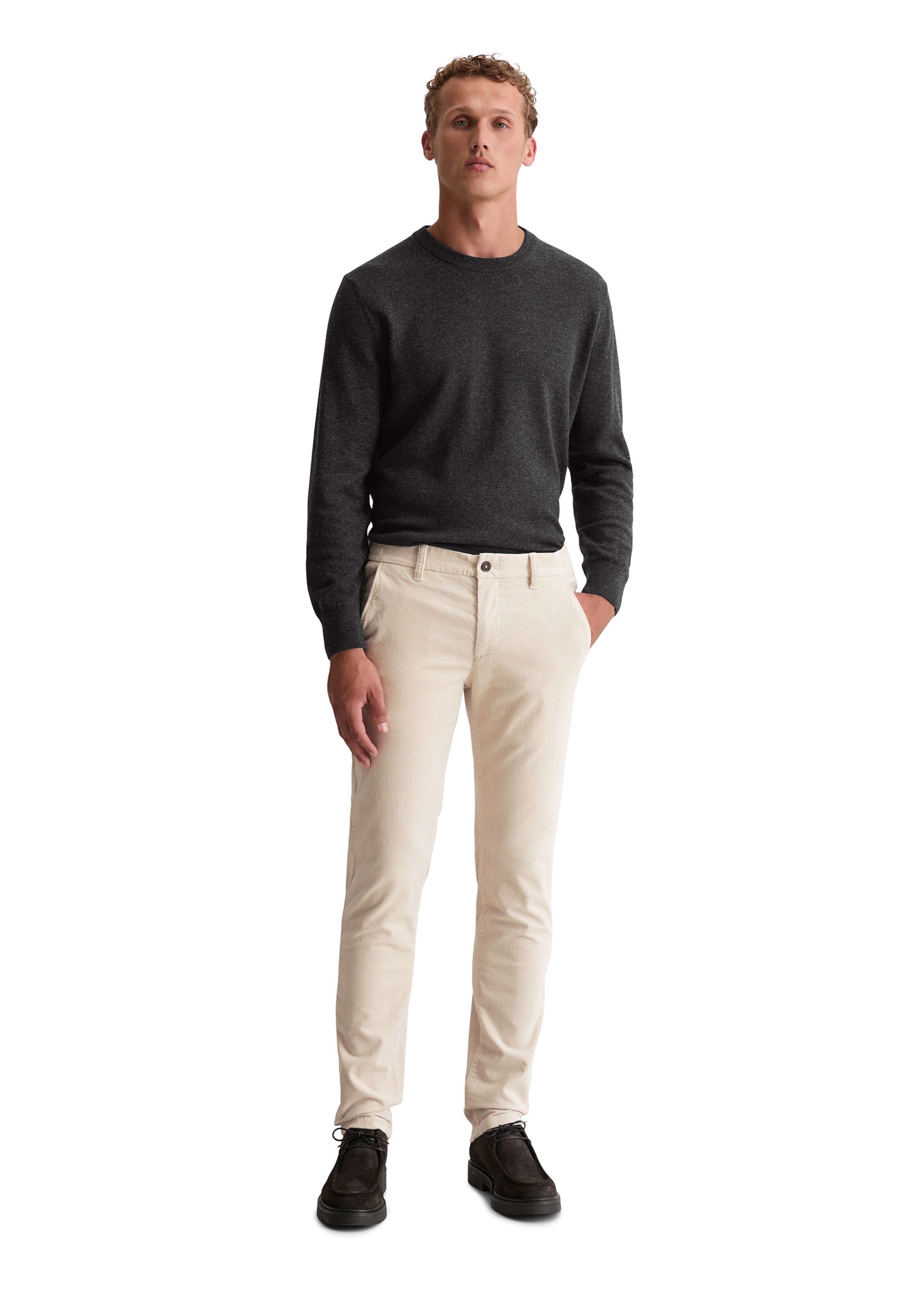 Marc O'Polo Regular Trousers in Beige