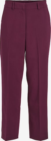 Regular Pantalon à plis 'Selma Ella' VILA en violet : devant