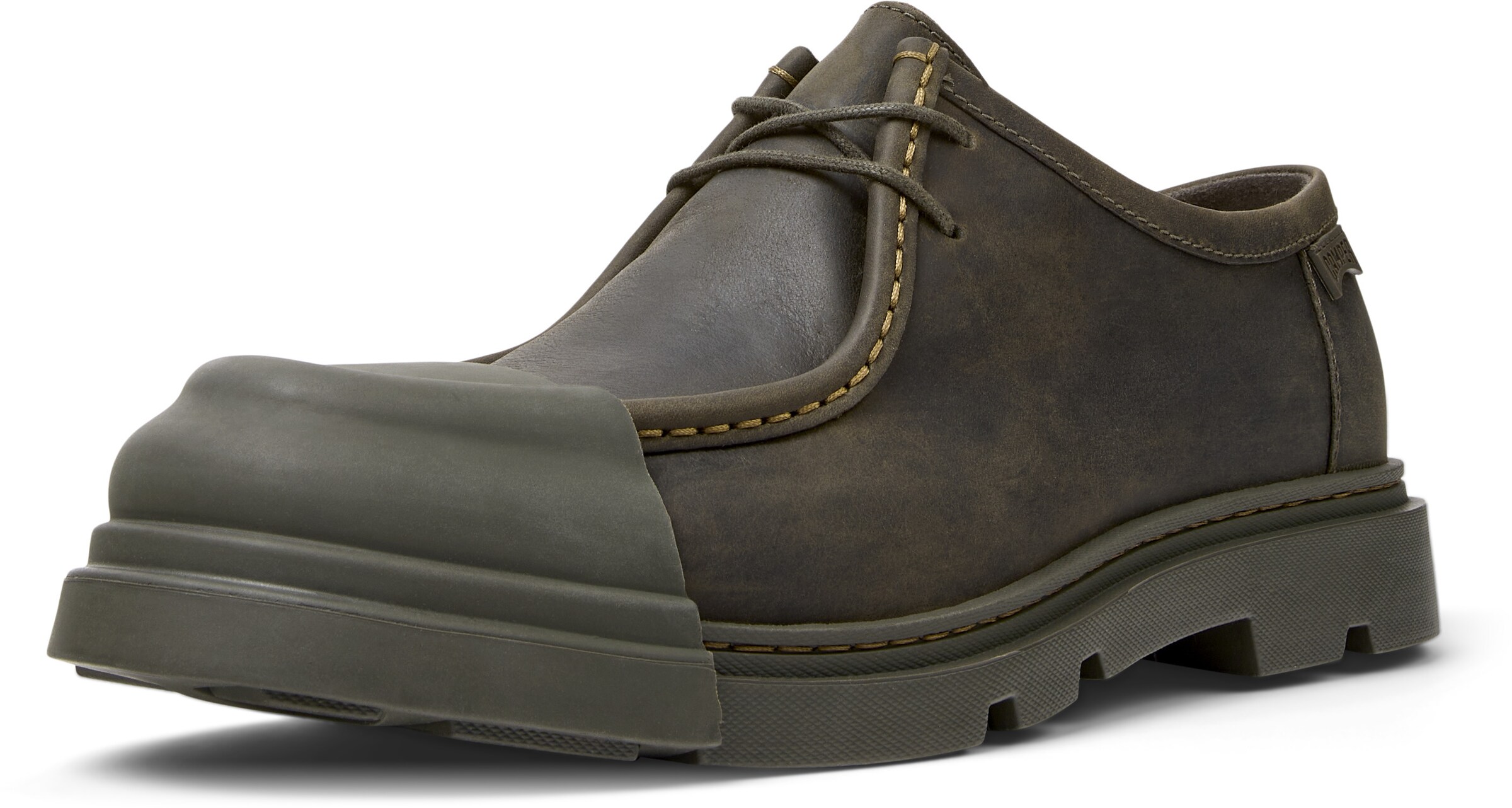 Chaussure à lacets ' Junction ' CAMPER en vert : devant