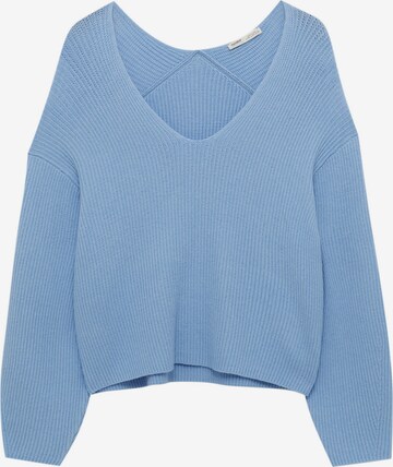 Pull&Bear Sweater in Blue: front