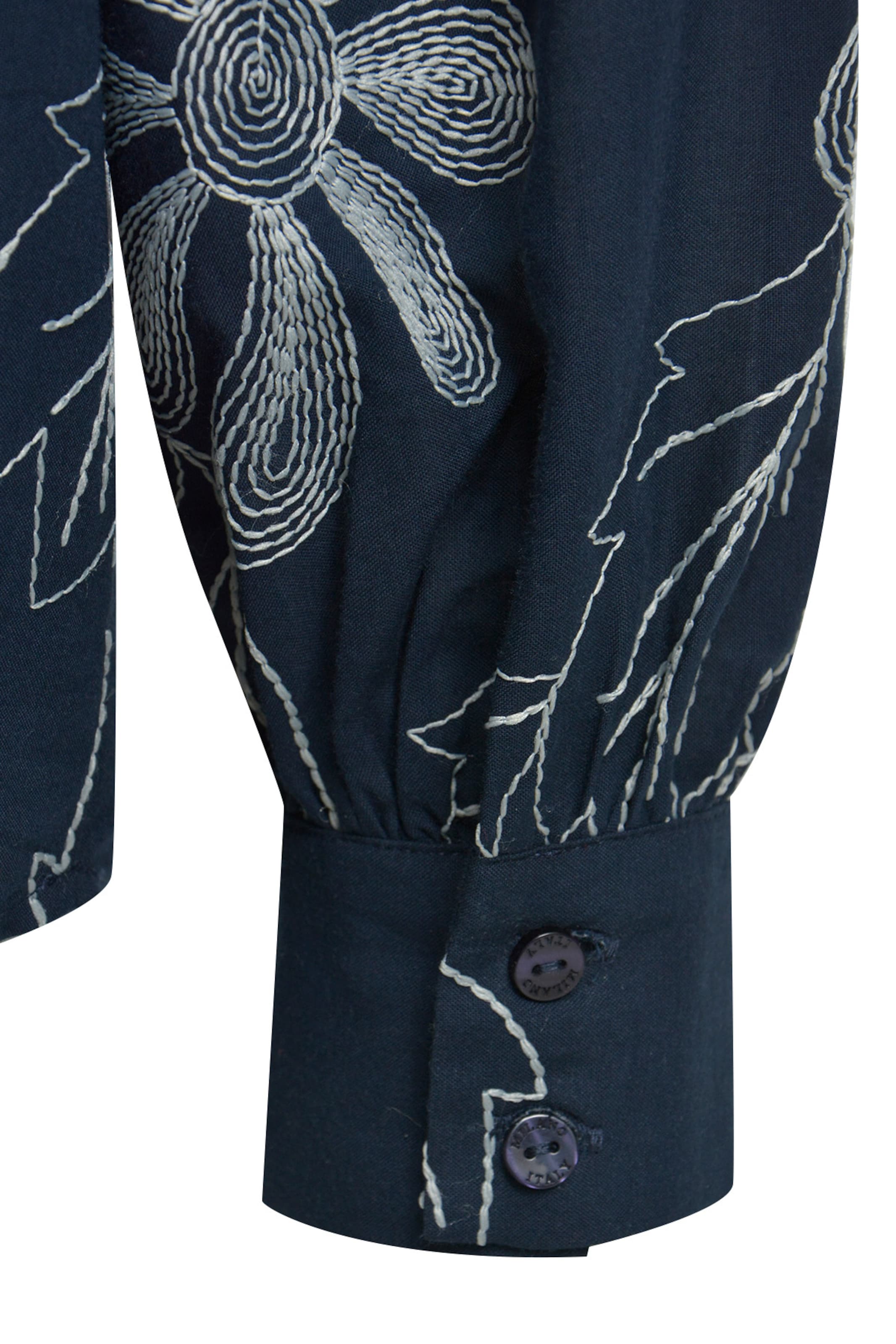 Milano Italy Blouse in Blue