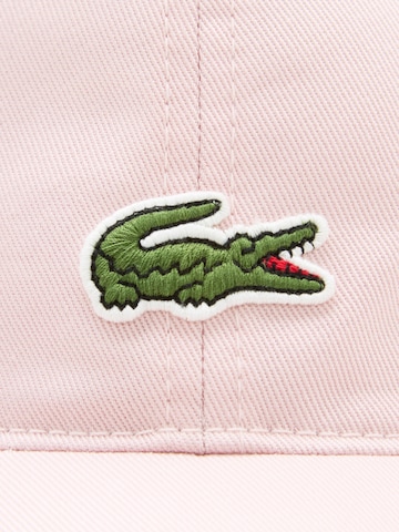 LACOSTE Hoed 'Croc' in Roze