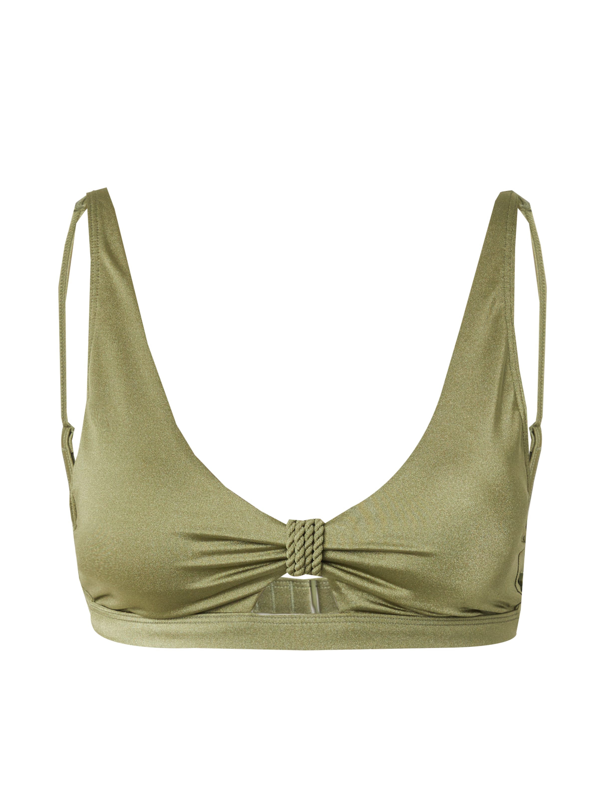 Bustino Top per bikini 'Brilho' di ROXY in verde: frontale