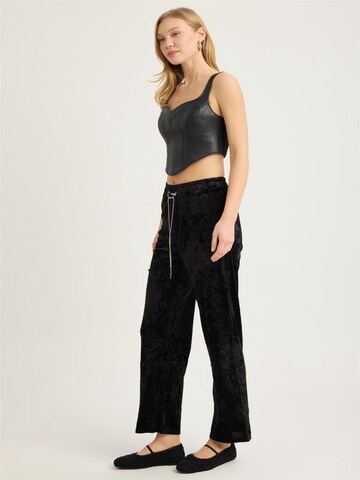 Regular Pantalon HOME STORE en noir