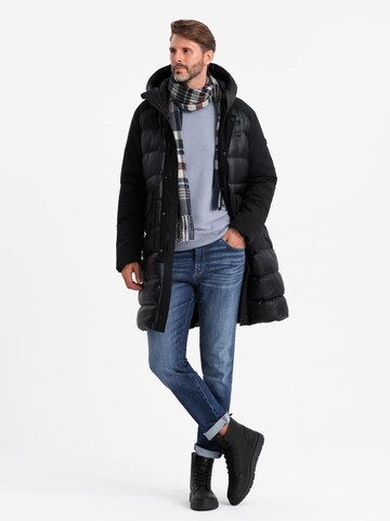 Ombre Winter Jacket in Black