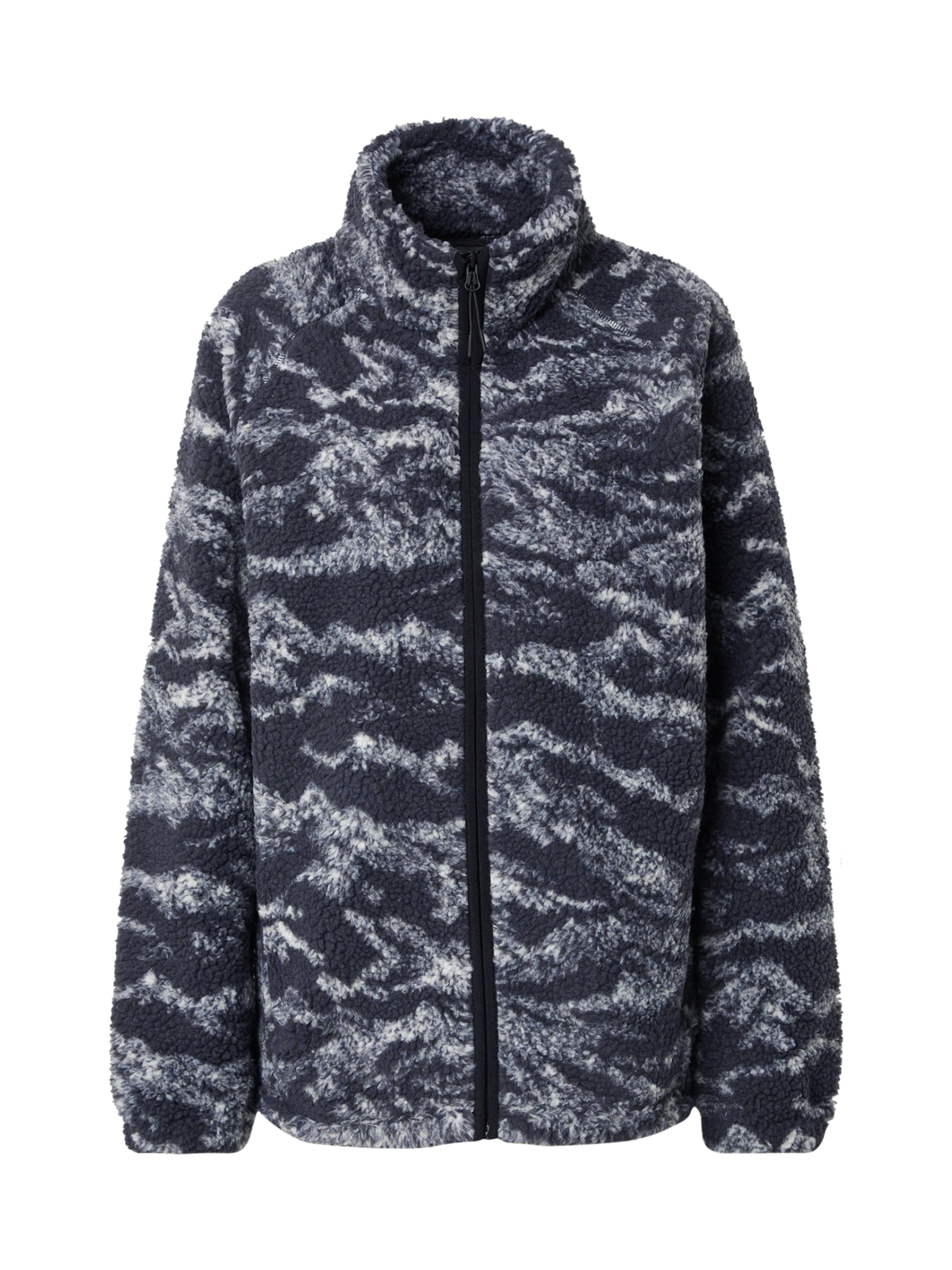 4F Fleecejacke in Blau: Vorderseite