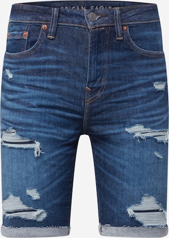 Regular Jean American Eagle en bleu : devant