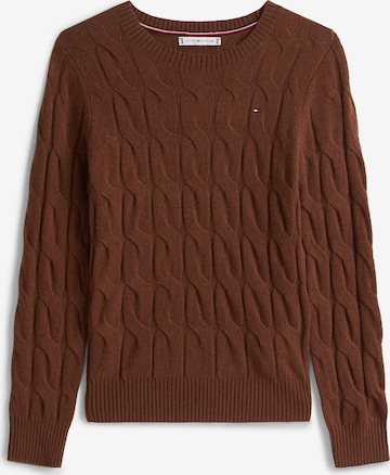 Pull-over TOMMY HILFIGER en marron : devant