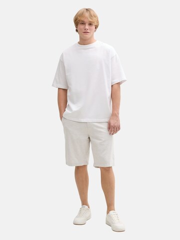TOM TAILOR DENIM Loosefit Hose in Beige