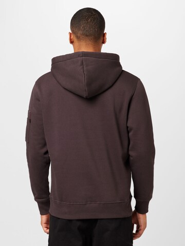 ALPHA INDUSTRIES Sweatshirt in Brown