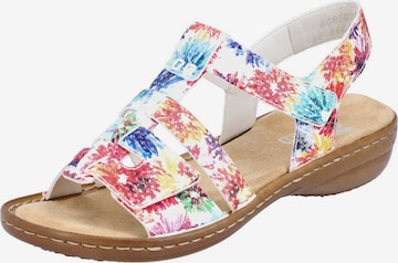 Rieker Sandal i vit: framsida