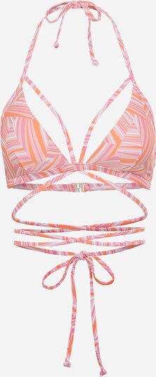 Bikinio viršutinė dalis 'Lisa' iš LSCN by LASCANA, spalva – oranžinė / rožinė / balta, Prekių apžvalga