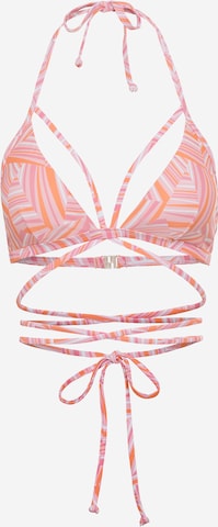 LSCN by LASCANA Triangel Bikinitop 'Lisa' in Roze: voorkant