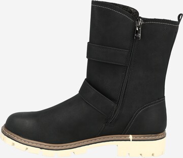 TOM TAILOR Boots in Black