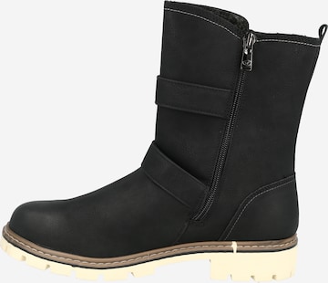 TOM TAILOR Boots in Schwarz