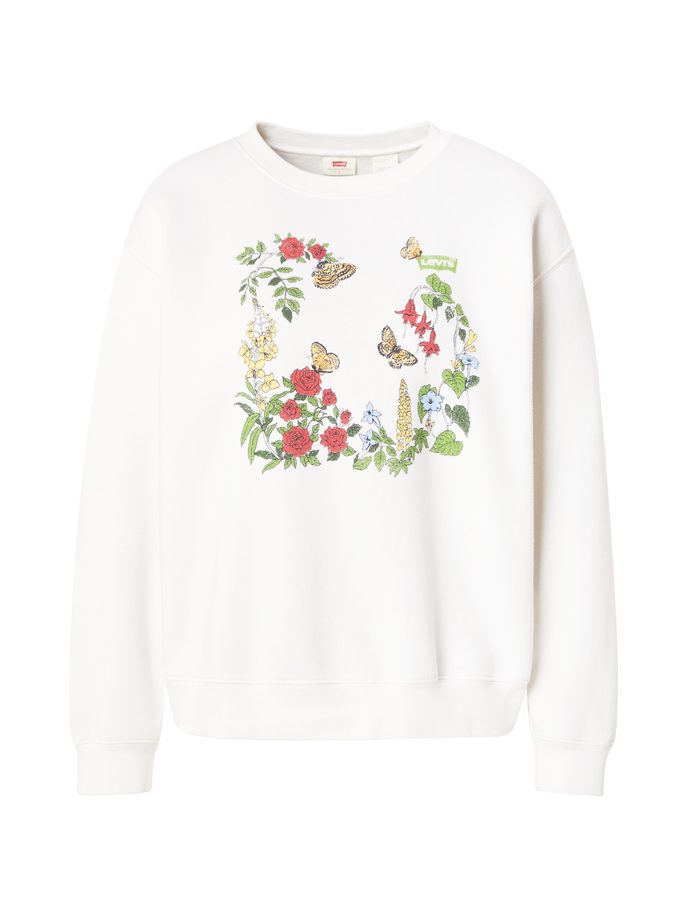Sweat-shirt 'Graphic Everyday' LEVI'S ® en blanc : devant