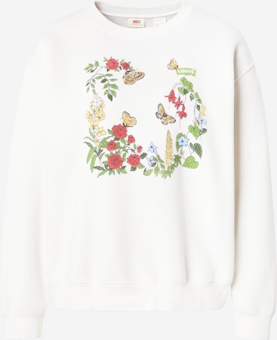 LEVI'S ® Sweater majica 'Graphic Everyday' u žuta / zelena / crvena / bijela, Pregled proizvoda