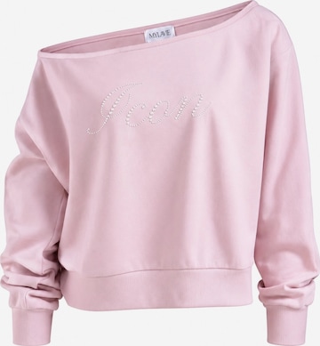 MYLAVIE by Sarah Harrison Sweatshirt in Roze: voorkant