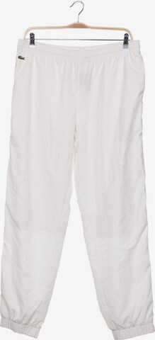 Lacoste Sport Pants in 35-36 in White: front