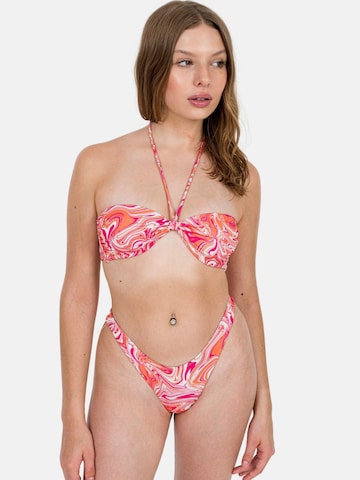 EKCENTRIK Bandeau Bikinitop 'Groovy'‌‌‌‌‌‌‌‌ in Orange