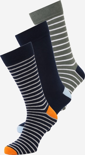 Kojinės iš Pepe Jeans, spalva – tamsiai mėlyna / margai pilka / rusvai žalia / balta, Prekių apžvalga