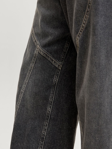 Wide Leg Jean 'JJIDAVE ONYX' JACK & JONES en noir