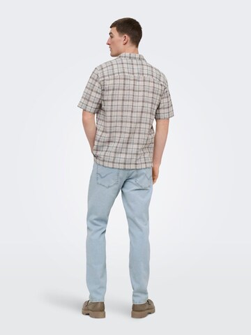 Only & Sons Baggy Jeans 'Weft' in Blue