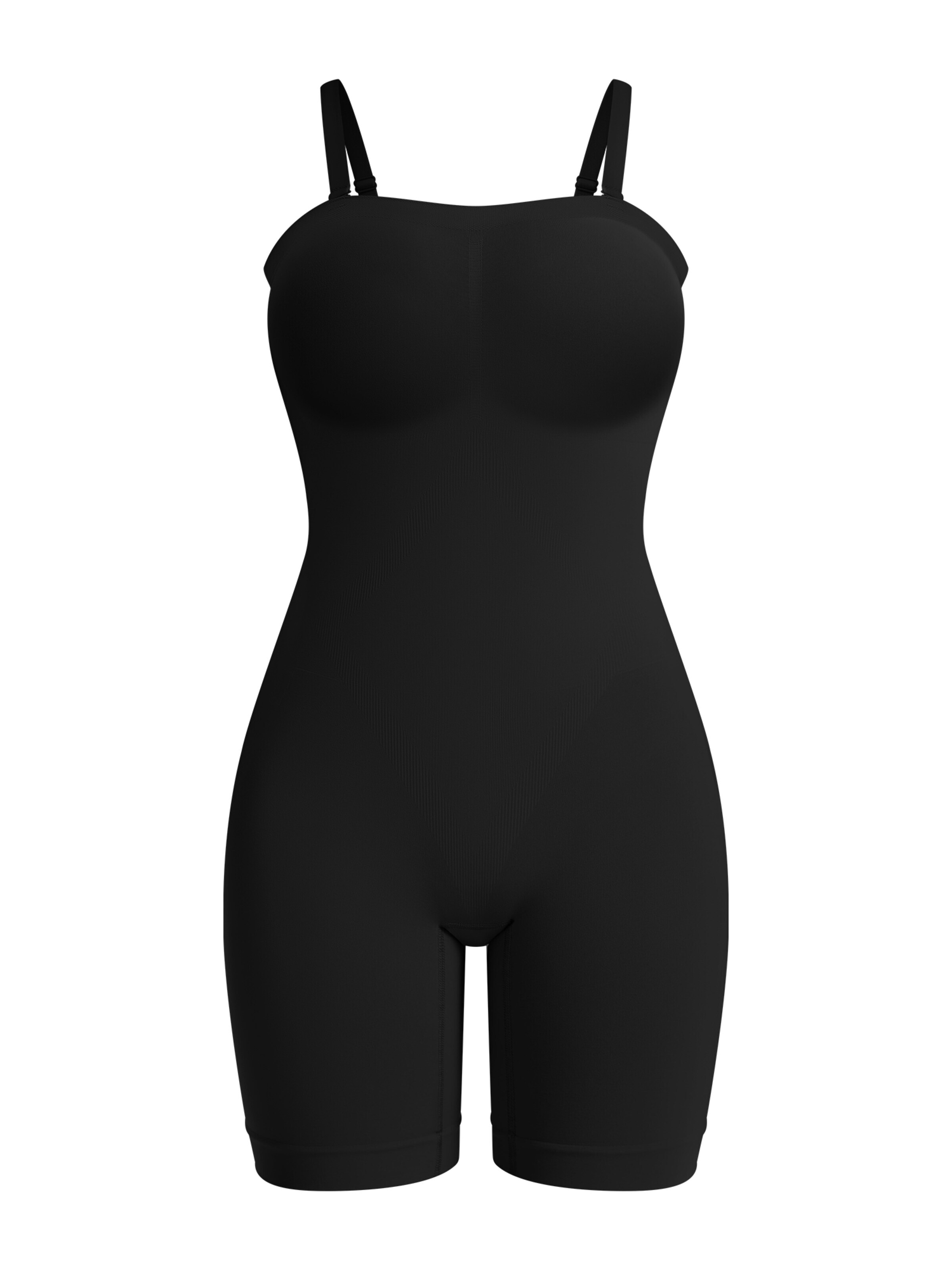 VOXSHE Shaping Bodysuit 'shapewear' in Black: front