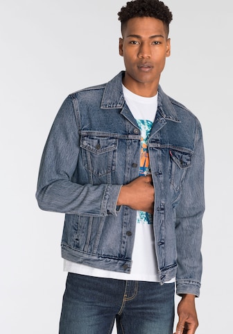 Veste mi-saison 'The Trucker Jacket' LEVI'S ® en bleu : devant