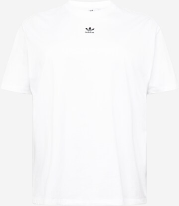 ADIDAS ORIGINALS Тениска 'Adicolor Essentials ' в бяло: отпред