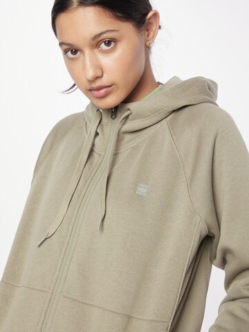 G-Star RAW Zip-Up Hoodie 'Premium Core 2.1' in Green