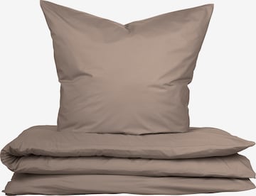 uncover by SCHIESSER Duvet Cover 'Soho' in Brown: front