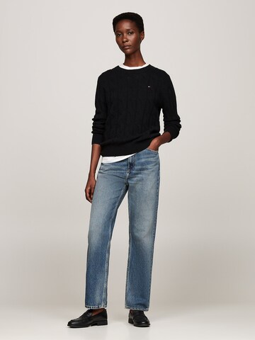TOMMY HILFIGER Pullover in Schwarz