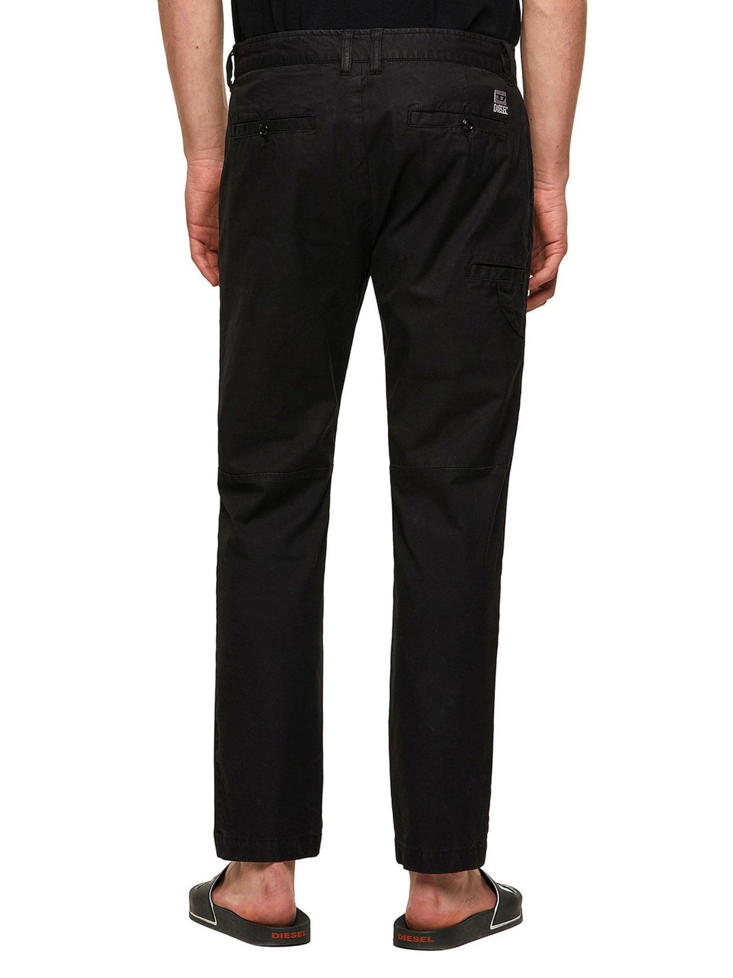 DIESEL Slimfit Chinohose 'P-PHILLIPE-KA'‌‌‌‌‌‌‌‌ in Schwarz